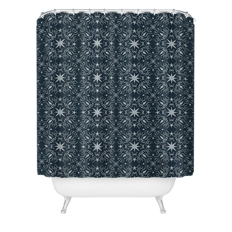 Pimlada Phuapradit Starry Tiles 2481 Shower Curtain