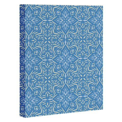 Pimlada Phuapradit Stella tiles blue Art Canvas