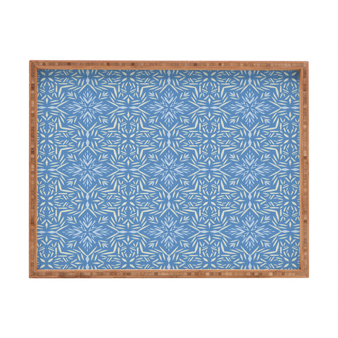 Pimlada Phuapradit Stella tiles blue Rectangular Tray