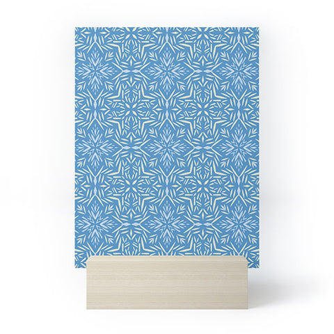 Pimlada Phuapradit Stella tiles blue Mini Art Print