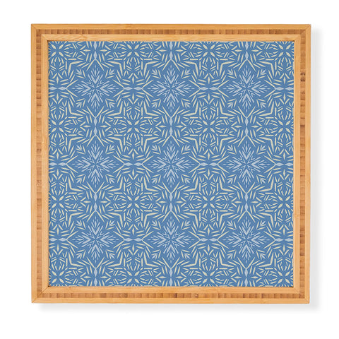 Pimlada Phuapradit Stella tiles blue Framed Wall Art