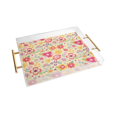 Pimlada Phuapradit Summer Bloom I Acrylic Tray