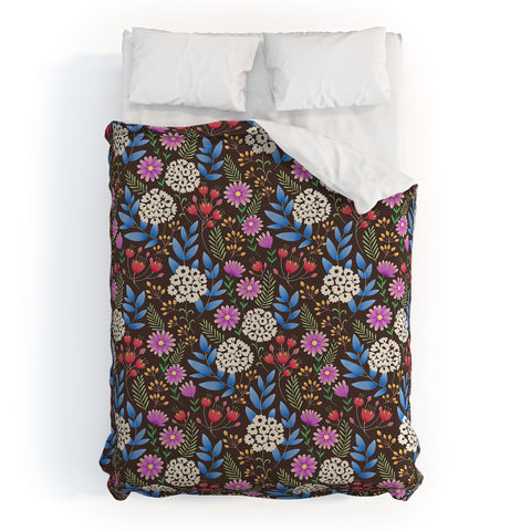 Pimlada Phuapradit Summer Nights Floral Duvet Cover