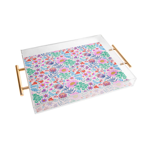 Pimlada Phuapradit Summer Protea Acrylic Tray