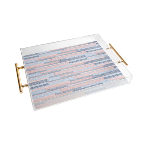 Pimlada Phuapradit Velveteen Stripes Acrylic Tray