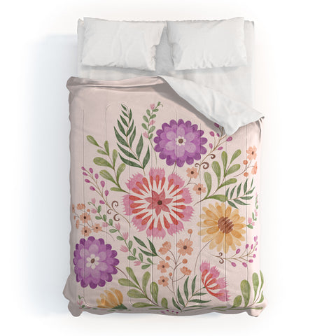Pimlada Phuapradit Wild Bouquet 1 Comforter