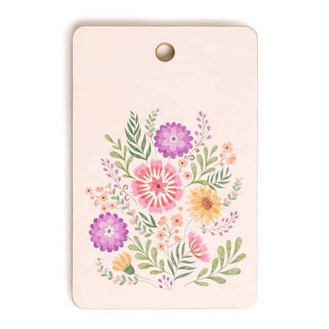 Pimlada Phuapradit Wild Bouquet 1 Cutting Board Rectangle