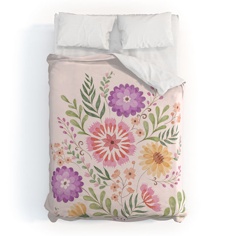 Pimlada Phuapradit Wild Bouquet 1 Duvet Cover