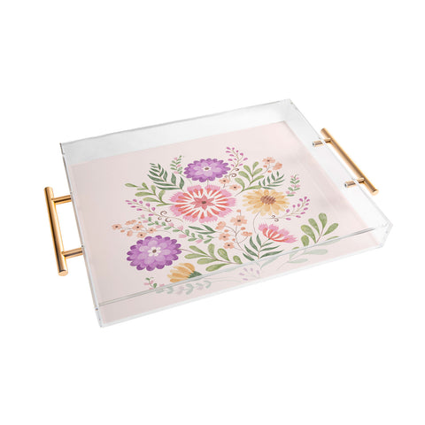 Pimlada Phuapradit Wild Bouquet 1 Acrylic Tray
