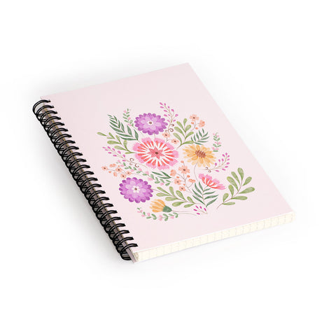 Pimlada Phuapradit Wild Bouquet 1 Spiral Notebook