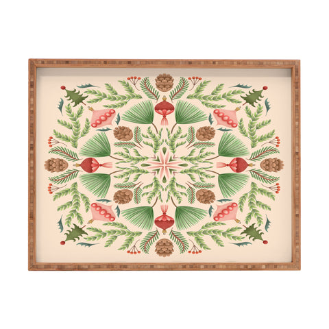 Pimlada Phuapradit Winter Foliage Baubles Rectangular Tray