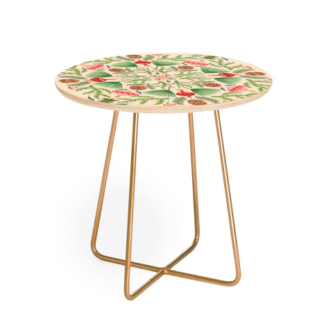 Pimlada Phuapradit Winter Foliage Baubles Round Side Table