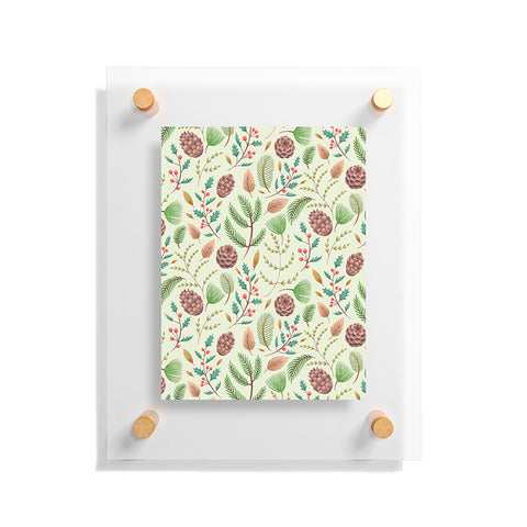 Pimlada Phuapradit Winter foliage pattern Floating Acrylic Print