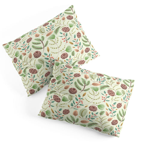 Pimlada Phuapradit Winter foliage pattern Pillow Shams