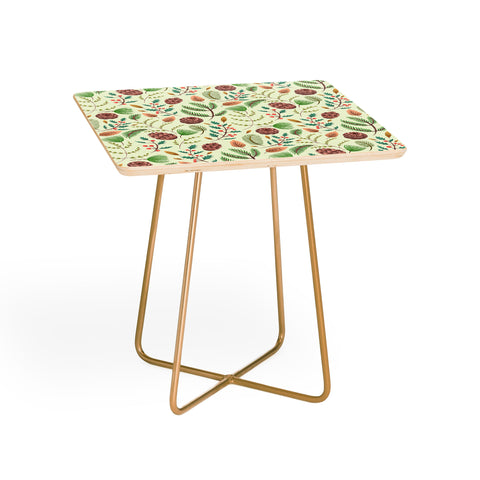 Pimlada Phuapradit Winter foliage pattern Side Table