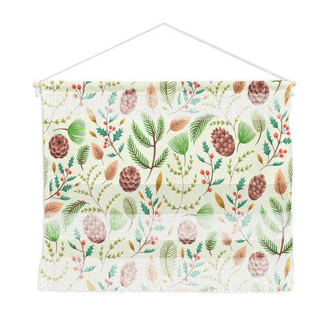 Pimlada Phuapradit Winter foliage pattern Wall Hanging Landscape