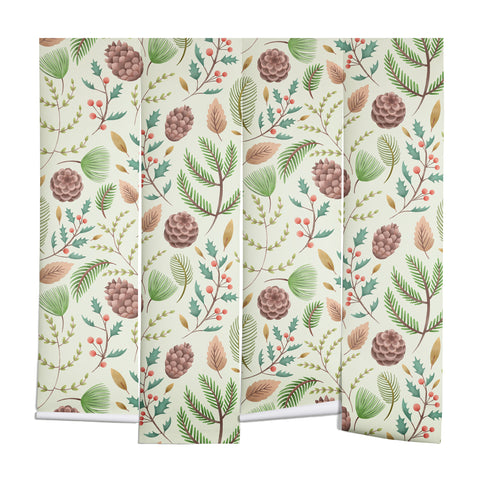 Pimlada Phuapradit Winter foliage pattern Wall Mural