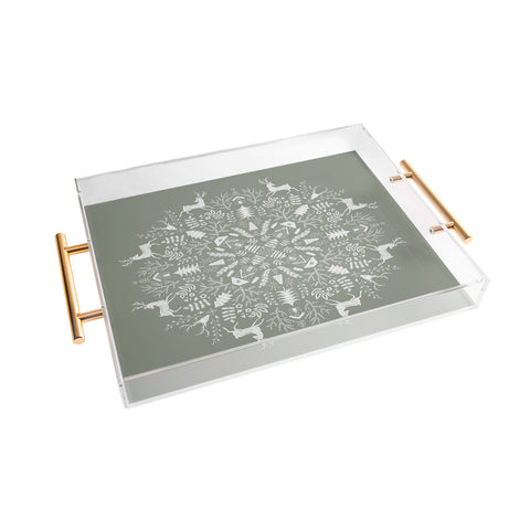 Pimlada Phuapradit Winter Forest 1 Acrylic Tray
