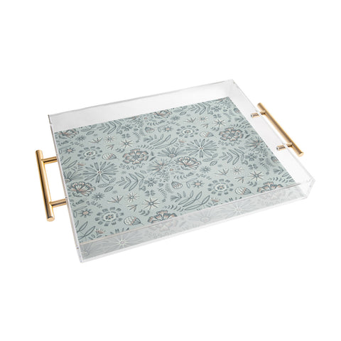 Pimlada Phuapradit Winter Petal Acrylic Tray