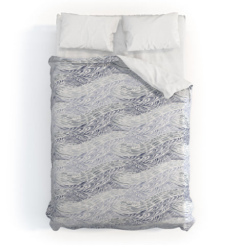Pimlada Phuapradit wooden wave Duvet Cover