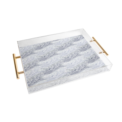 Pimlada Phuapradit wooden wave Acrylic Tray