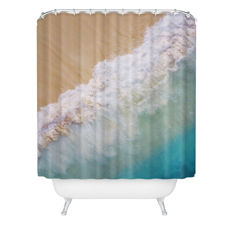 Pita Studios Dream Beach wave Shower Curtain