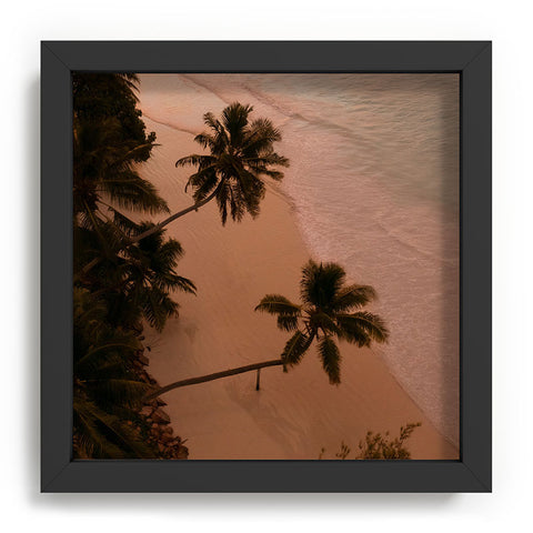 Pita Studios Seychelles Palm Sunset Recessed Framing Square