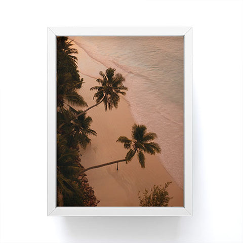 Pita Studios Seychelles Palm Sunset Framed Mini Art Print