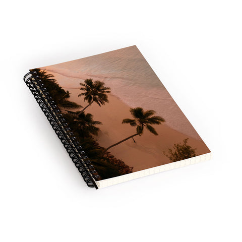 Pita Studios Seychelles Palm Sunset Spiral Notebook