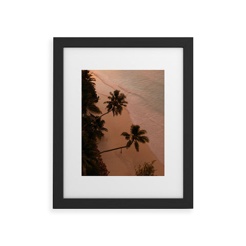 Pita Studios Seychelles Palm Sunset Framed Art Print