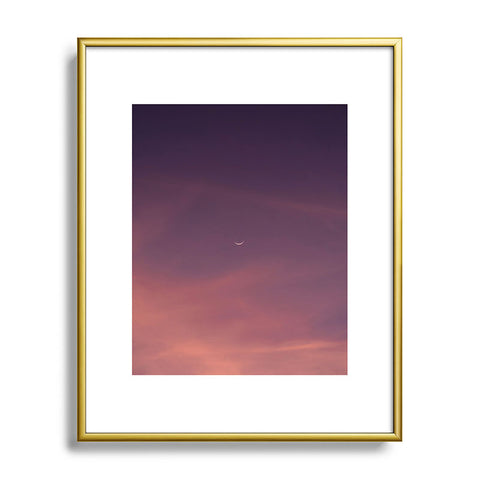 Pita Studios The Moon at dusk Metal Framed Art Print