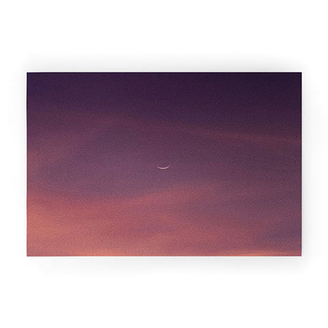 Pita Studios The Moon at dusk Welcome Mat