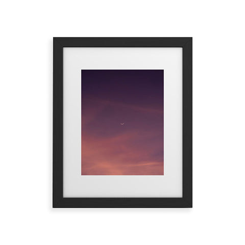 Pita Studios The Moon at dusk Framed Art Print