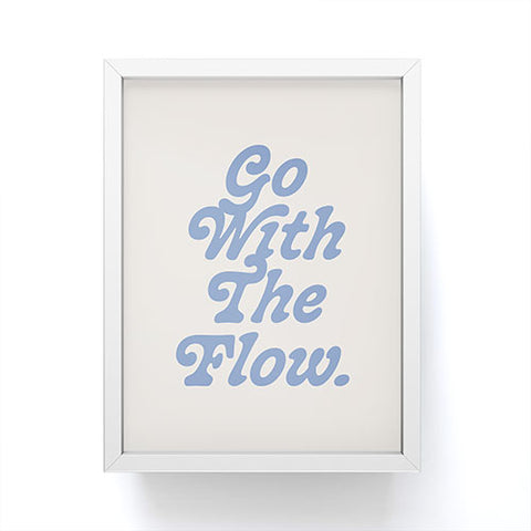 poiseparadise Go with the flow II Framed Mini Art Print