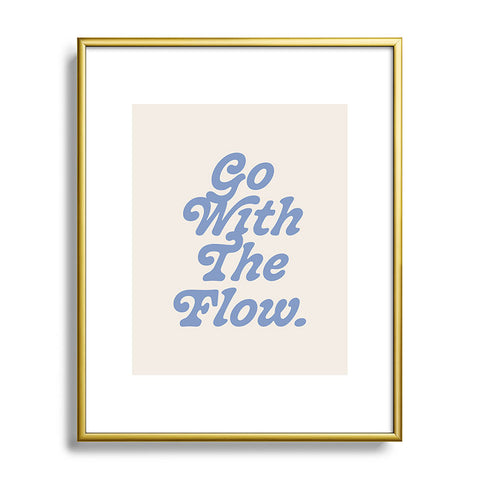 poiseparadise Go with the flow II Metal Framed Art Print