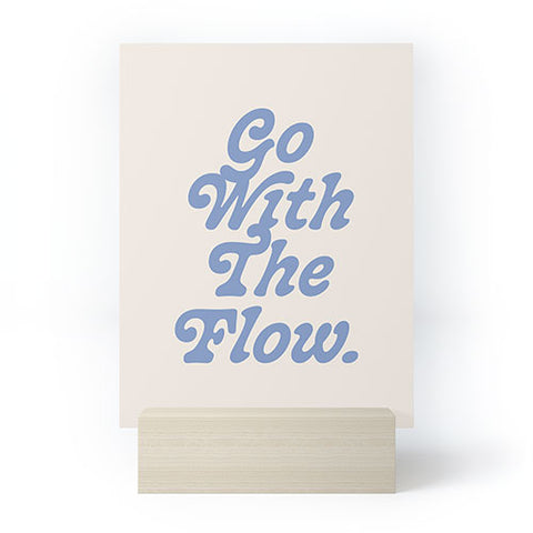 poiseparadise Go with the flow II Mini Art Print