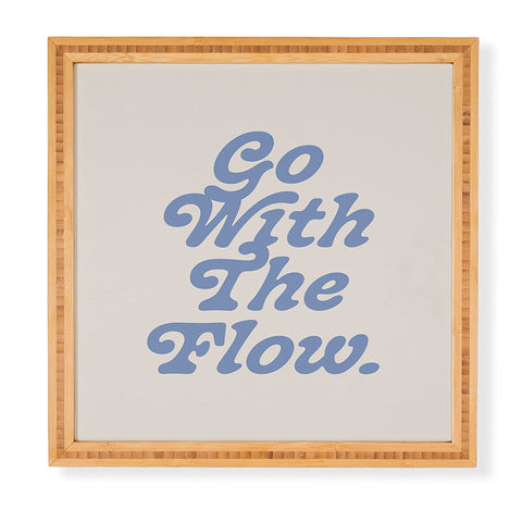 poiseparadise Go with the flow II Framed Wall Art