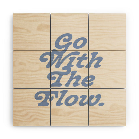 poiseparadise Go with the flow II Wood Wall Mural