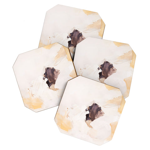 PrettyPainter Abstract Neutrals V1 Coaster Set