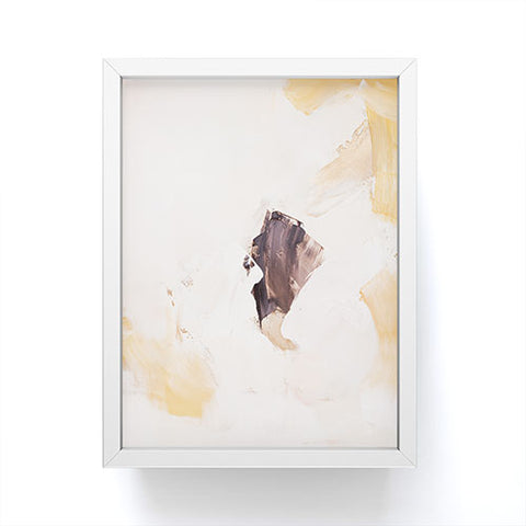 PrettyPainter Abstract Neutrals V1 Framed Mini Art Print
