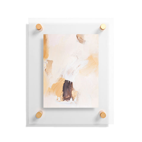 PrettyPainter Abstract Neutrals V2 Floating Acrylic Print