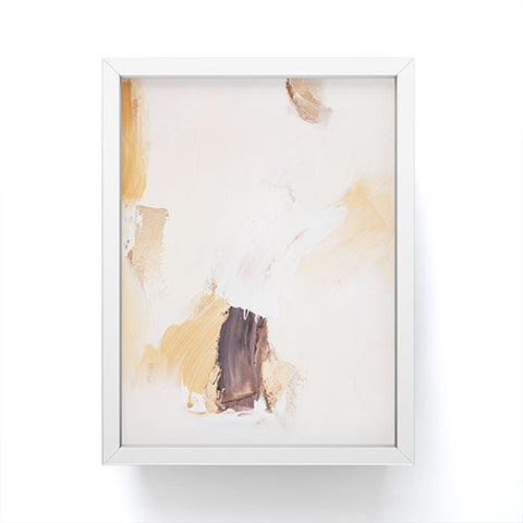 PrettyPainter Abstract Neutrals V2 Framed Mini Art Print