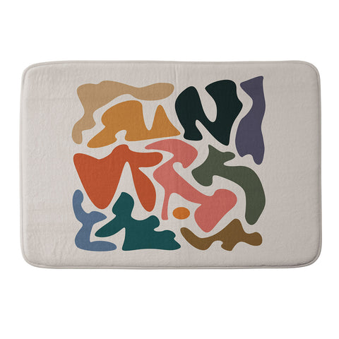 qooeea Cay Memory Foam Bath Mat