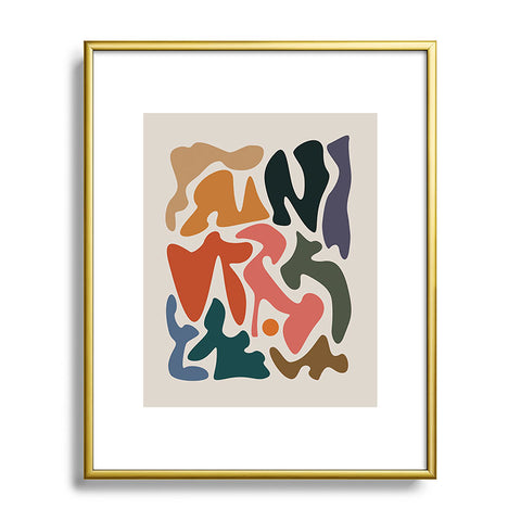 qooeea Cay Metal Framed Art Print