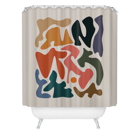 qooeea Cay Shower Curtain