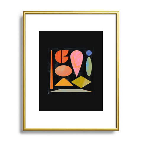 qooeea Eika Metal Framed Art Print