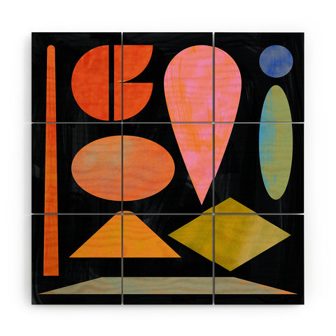 qooeea Eika Wood Wall Mural