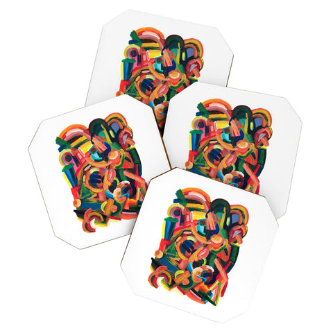 qooeea Rue Coaster Set