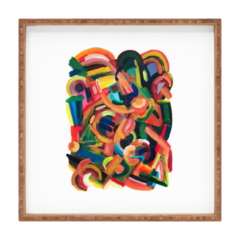 qooeea Rue Square Tray