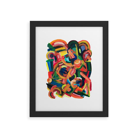 qooeea Rue Framed Art Print